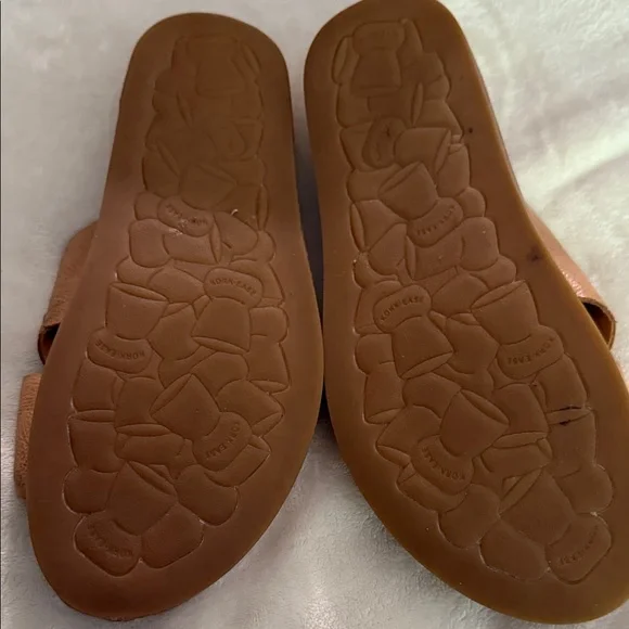 Kork-Ease Tan Leather Cross-Strap Mules/Sandals 💫 - Picture 3 of 5